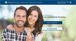 Desktop Screenshot of honeygrovefamilydentistry.com