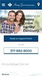 Mobile Screenshot of honeygrovefamilydentistry.com